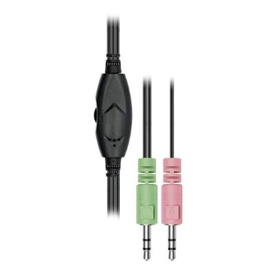 Headset C3Tech PH-120BK Preto - Conexão P2 e Adaptador USB Inclusos