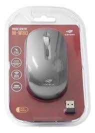 MOUSE S/FIO RECARREGAVEL M-W80GY CINZA C3T