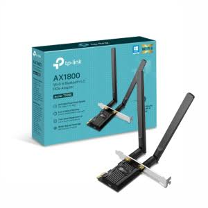 Placa de Rede PCIe Adaptador Wi-Fi 6 AX1800 + Bluetooth 5.2 TP-Link Archer TX20E