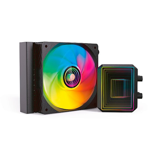 Water Cooler 120mm C3Tech Storm FC-W120BKV2 Preto RGB