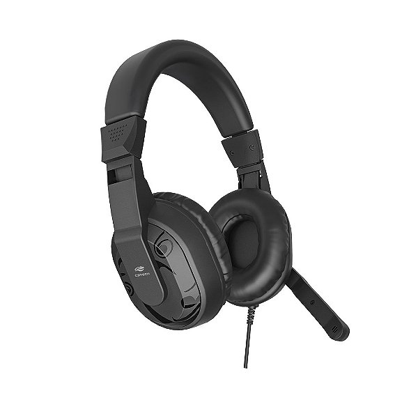 Headset USB com Microfone C3Tech Preto Office Over-Ear - PH-300B