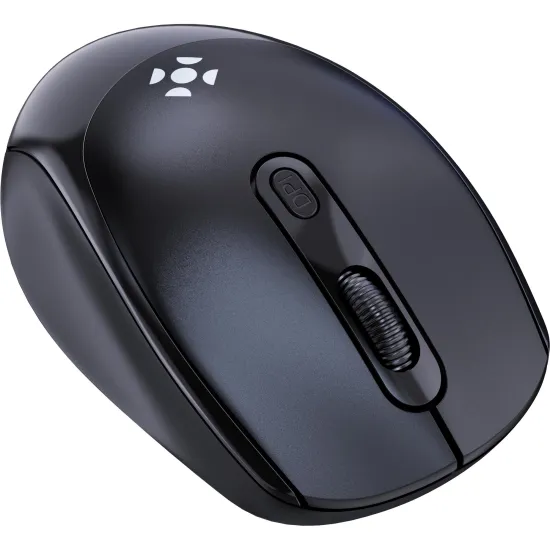 Mouse Sem Fio Fortrek Office MW12 Compact Preto 1600 DPI