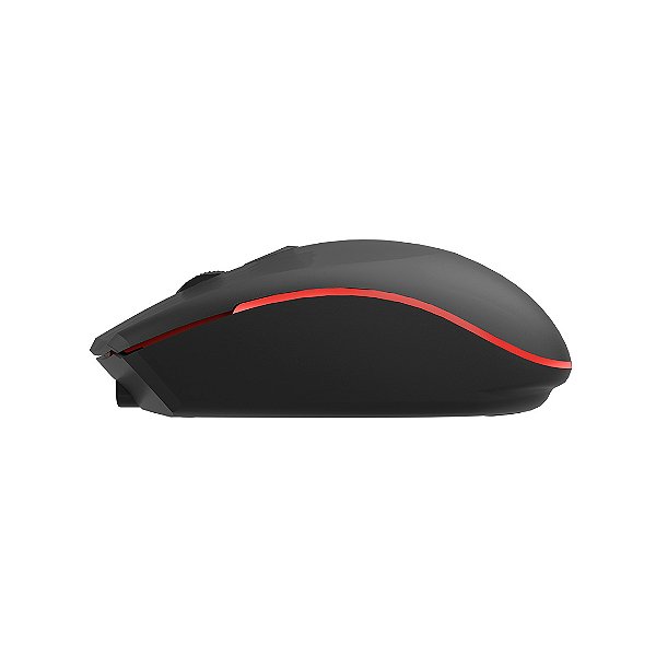 Mouse Sem Fio Recarregável C3Tech M-BT40BK Dual Mode