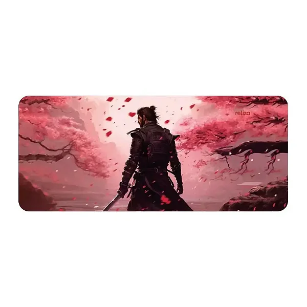 Mousepad Gamer Reliza Samurai 30x70cm Neoprene Antiderrapante 011162 | Infopeças
