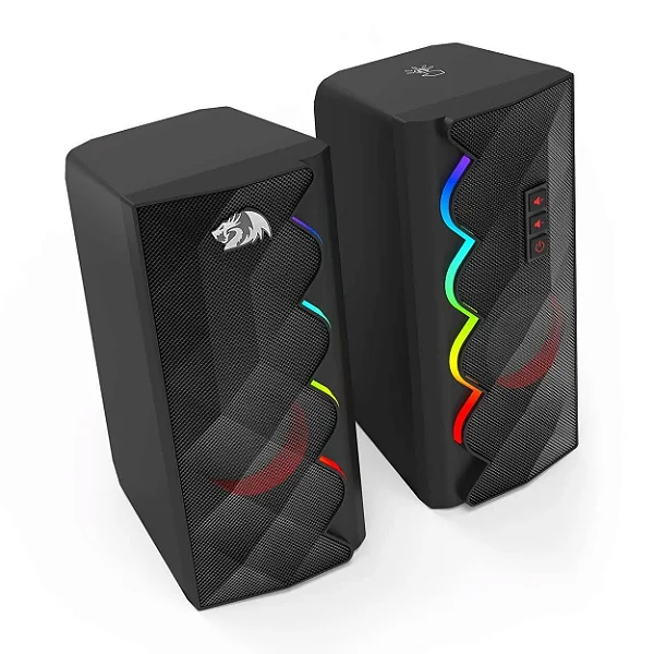 Caixa de Som Gamer Redragon Cipher RGB Preto GS522 | Infopeças
