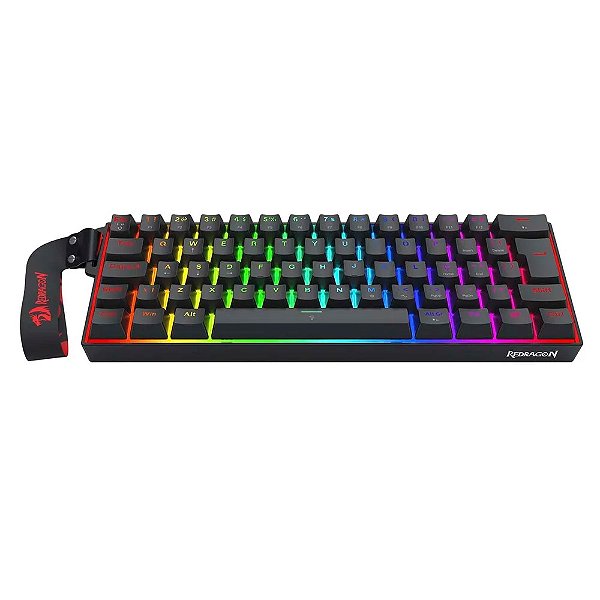 Teclado Redragon Fizz Magnetic RGB K617RGB-MP-PT AmberMag Infopeças