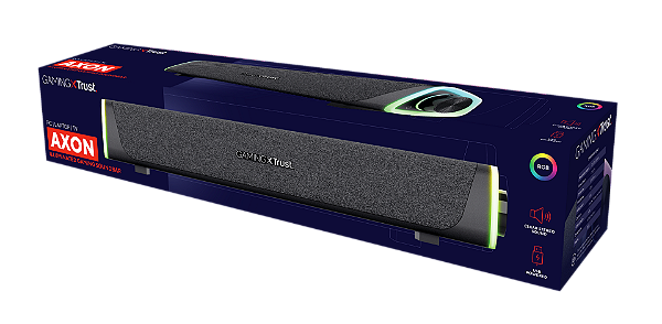 Caixa de Som Soundbar Gamer Trust Axon RGB GXT 620 24482 | Infopeças