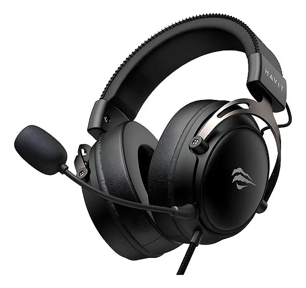 Headset Gamer Havit GT-H757D P3 Drivers 53mm Black/Ochre Infopeças