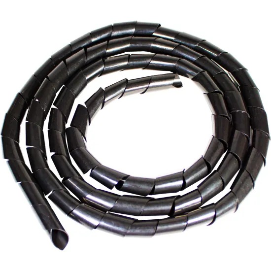Organizador de Cabos Espiral Storm 1M Preto ORCB0006 Infopeças