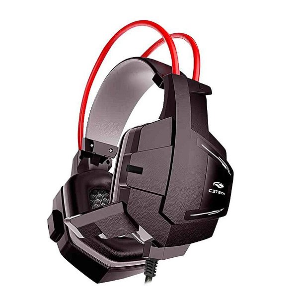 Headset Gamer C3Tech Sparrow PH-G11BK com Microfone P2 Preto - Infopeças