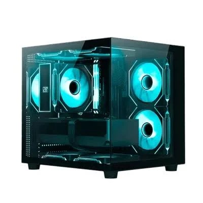 Gabinete Gamer Aquarius C3Tech MT-G720BK Lateral em Vidro - Infopeças