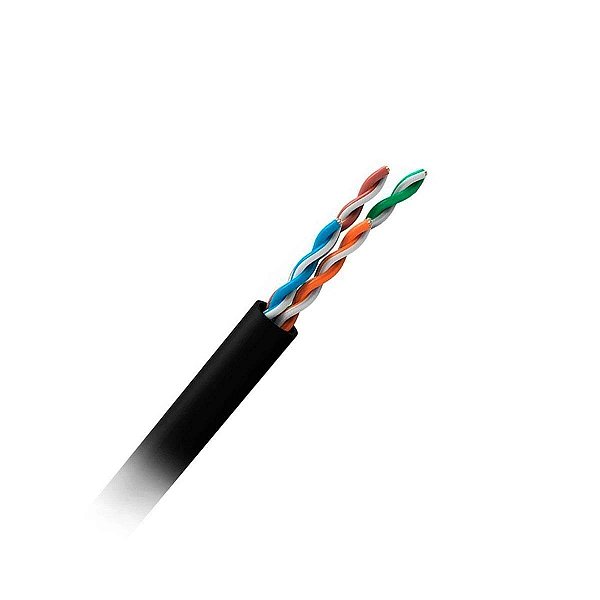 Cabo de Rede Furukawa Sohoplus Cat5e CMX Preto 100m - Infopeças