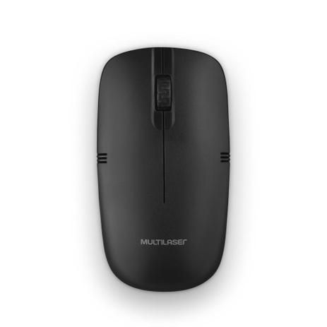 MOUSE SEM FIO MULTILASER 2.4GHZ PRETO USB MO285