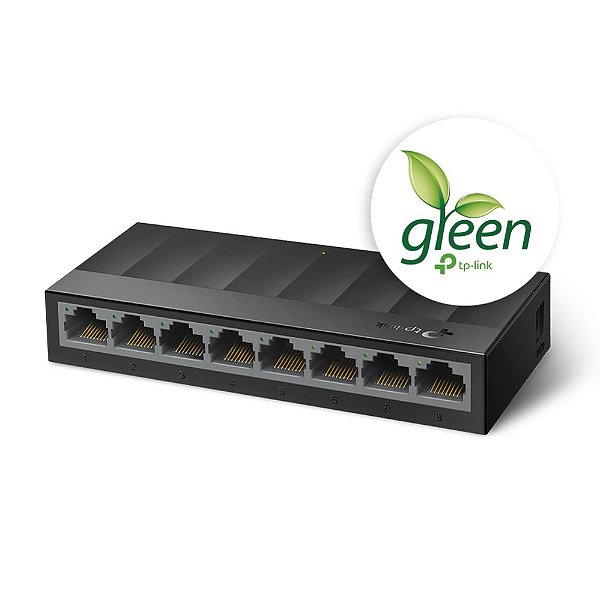 SWITCH TP-LINK LS1008G 8 PORTAS 10/100/1000MBPS