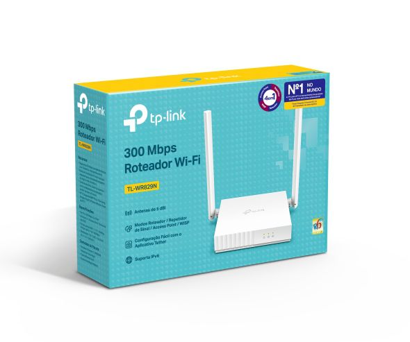 ROTEADOR TP-LINK WIRELESS 300MBPS WR829N