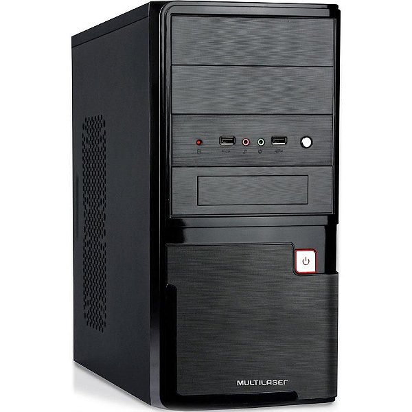Gabinete 2 Baias C/ Fonte 200w Preto Multilaser Ga145