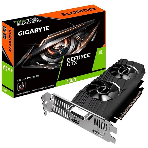Placa de vídeo gigabyte nvidia geforce gtx 1650 oc 4g gddr6