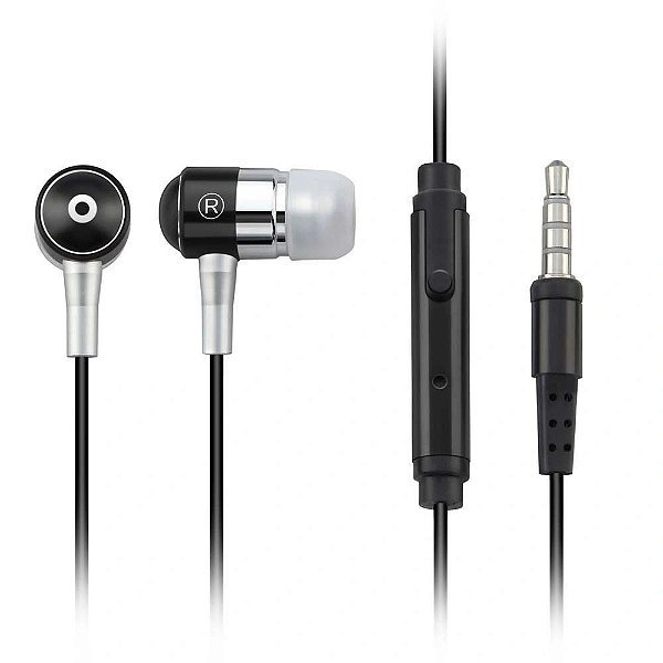 Fone Auricular Com Microfone Preto P2 Multilaser Ph059