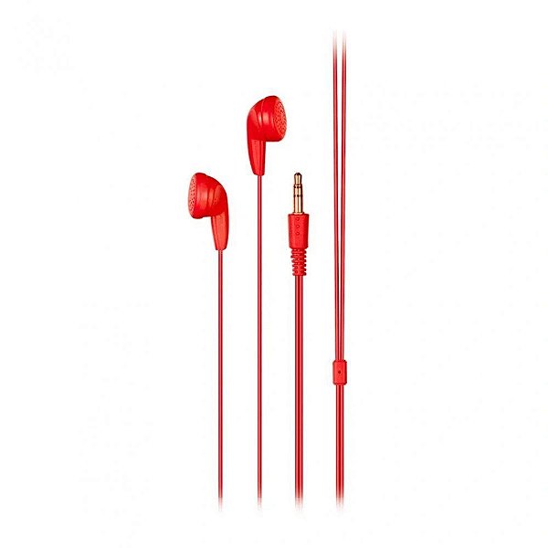 Earphone Play Vermelho Multilaser Ph315