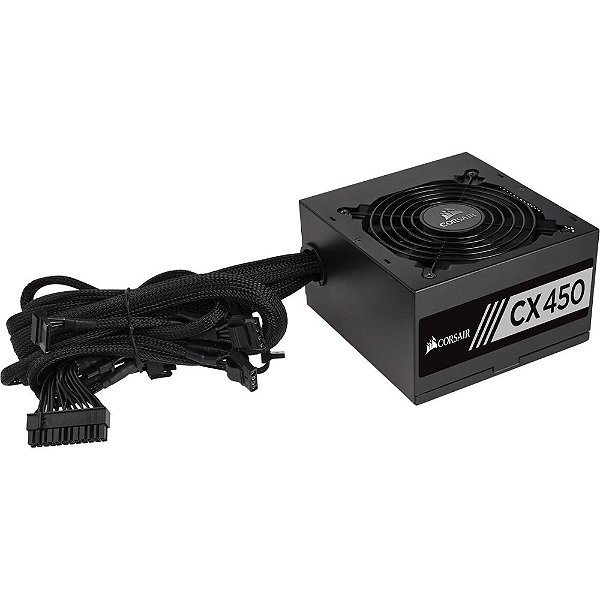 Fonte Corsair Cx 450 80plus Bronze Atx12v V2.4 Corpsui450cx