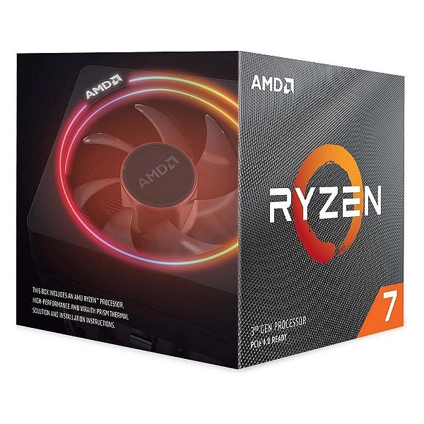 Processador amd ryzen 7 3700x 3.6ghz 36mb am4