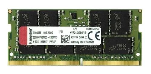 Memoria ram notebook ddr4 16gb kingston 2400 mhz sodimm