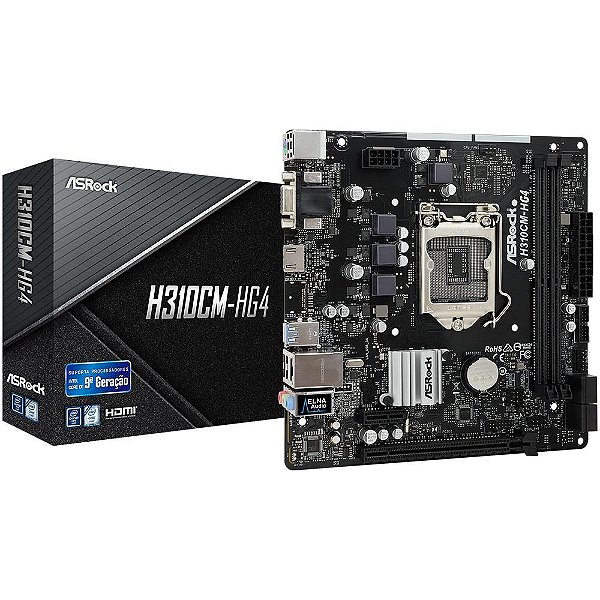 Placa mae intel asrock h310cm-hg4 lga1151