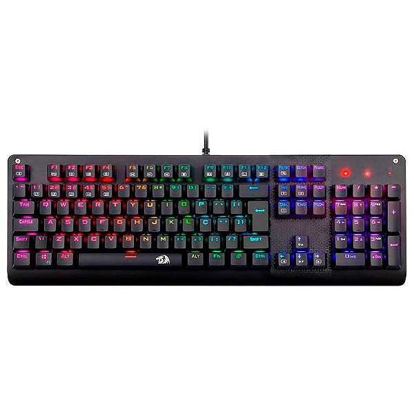 Teclado mecânico redragon sani rgb outemu blue