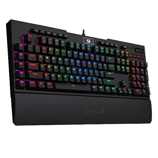 Teclado mecanico redragon surara pro rgb switch blue
