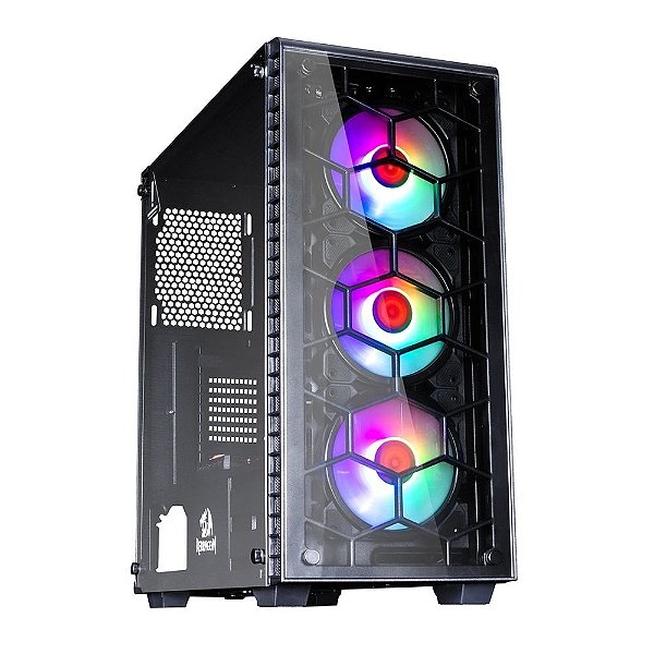 Gabinete Redragon Diamond Storm Pro Mid Tower Atx Preto