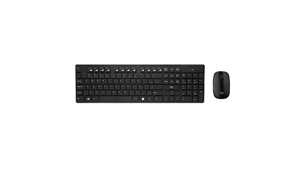 KIT TECLADO+MOUSE SEM FIO 2.4GHZ COM TECLAS FLUTUANTES USB PRETO MULTILASER TC251