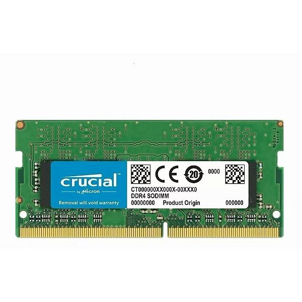 Memoria notebook ddr4 8gb crucial 2666 mhz ct8g4sfs8266