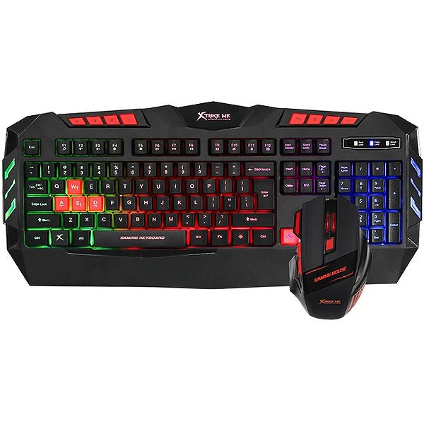 Kit teclado e mouse xtrike me mk-803kit