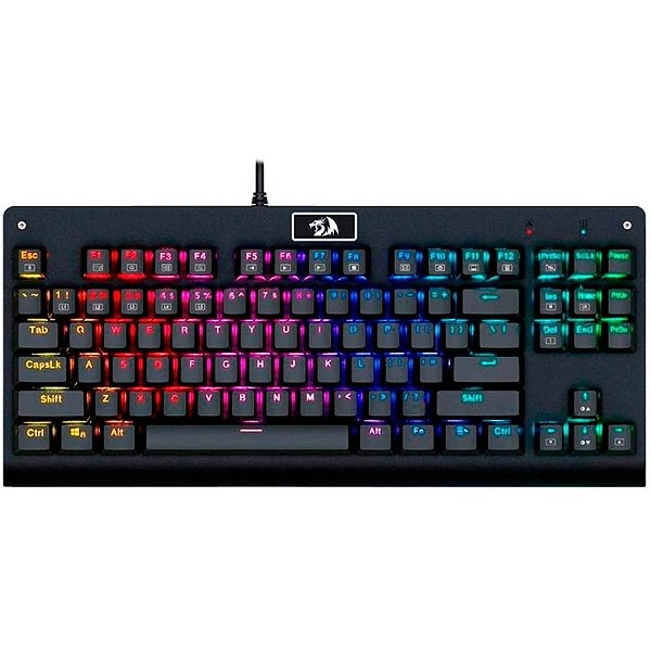 Teclado mecanico redragon dark avenger rgb switch brown