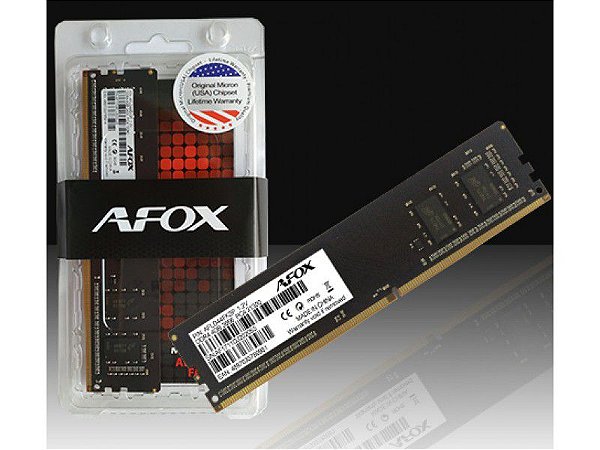 Memoria afox p/ desk 8gb ddr4 2666mhz long-dimm - afld48fh1p