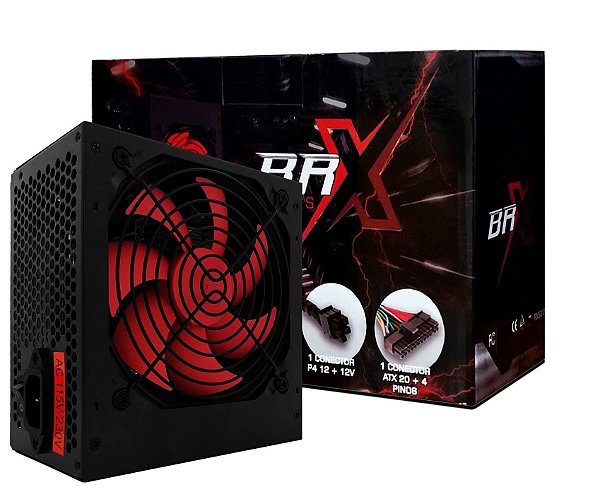 Fonte Brx 750w Atx Bivolt Pfc Ativo Pn B-s750w Bropsunbs750w