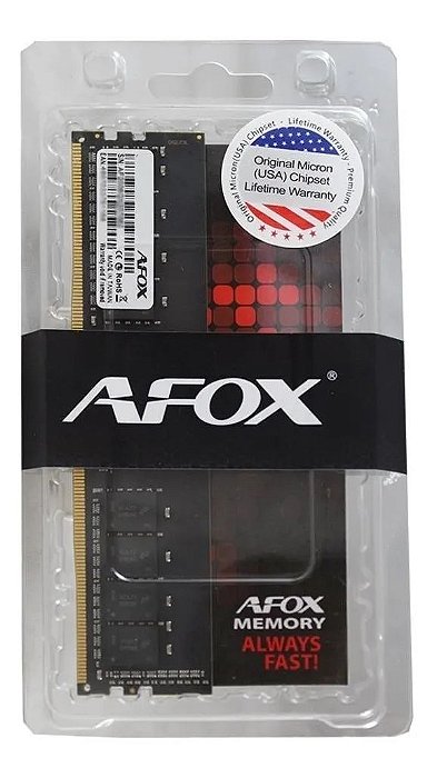 Memoria Afox P/ Desk 8gb Ddr4 2666mhz Long-dimm - Afld48fh2p