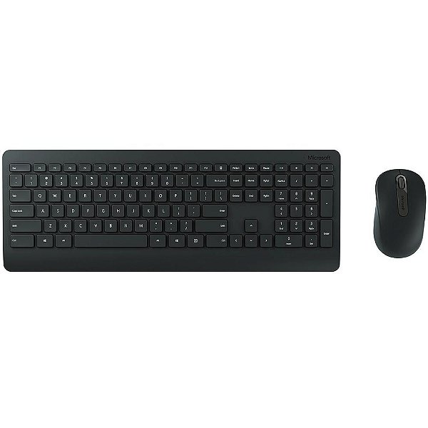 KIT TECLADO+MOUSE SEM FIO DESKTOP 900PRETO MICROSOFT PT300005