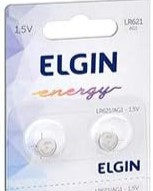 BATERIAS ALCALINAS ELGIN C/2 LR621