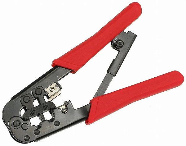 Alicate De Crimpagem 2 Cavas p/ Conect. de 6 8 Pinos X-Cell