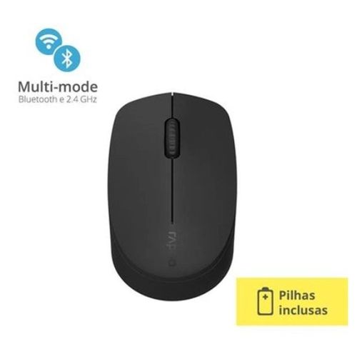 Mouse Rapoo Bluetooth + 2.4 Ghz Black Ra009
