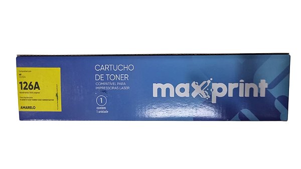 TONER MAXPRINT/HP 126A AMARELO CE312A