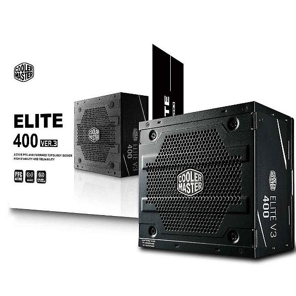 Fonte Cooler Master Elite V3 Full Range 400w