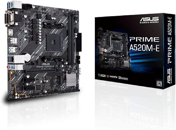 PLACA MAE ASUS PRIME A520-E AMD AM4 3GER DDR4