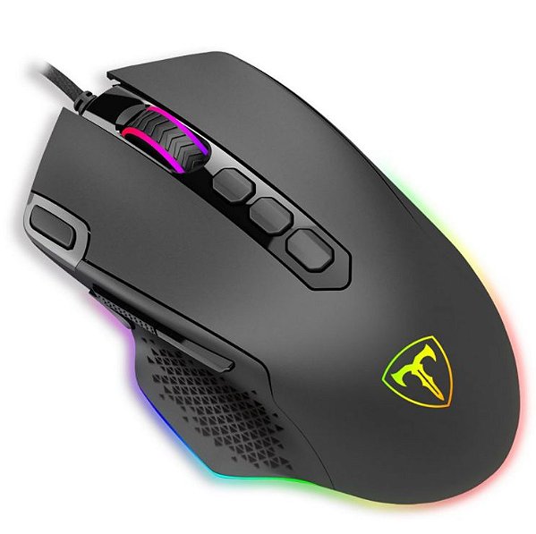 MOUSE COM FIO GAMER T-DAGGER BETTLE RGB PRETO T-TGM305