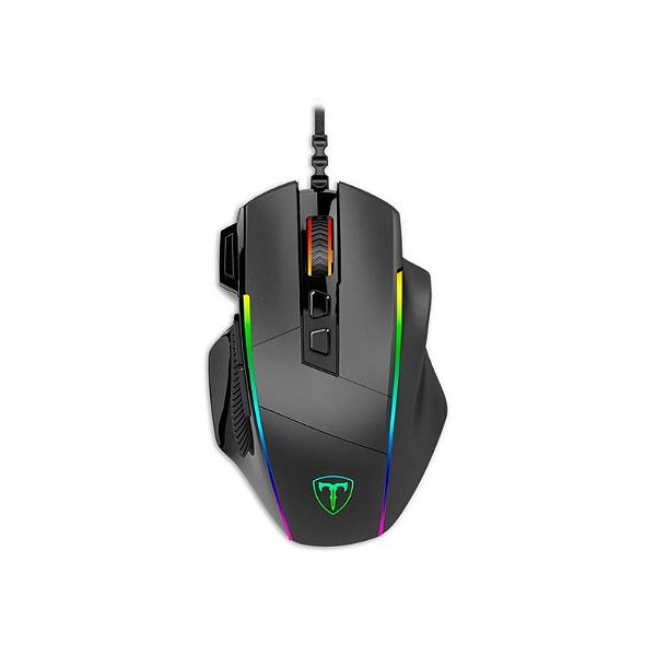 MOUSE COM FIO GAMER T-DANGGER ROADMASTER PRETO RGB T-TGM307