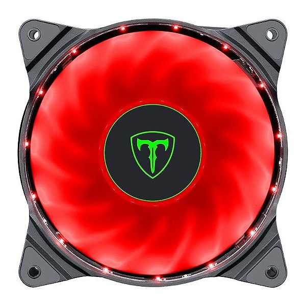 FAN T-DANGER 120MM LED VERMELHO - T-TGF300-R