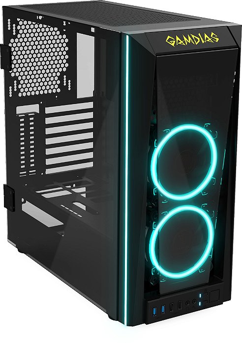 Gabinete Gamer Gamdias Talos M1 Preto