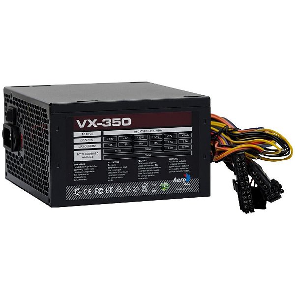 FONTE AEROCOOL 350W VX-350