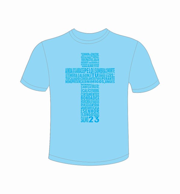 Camiseta Rede Azul Claro